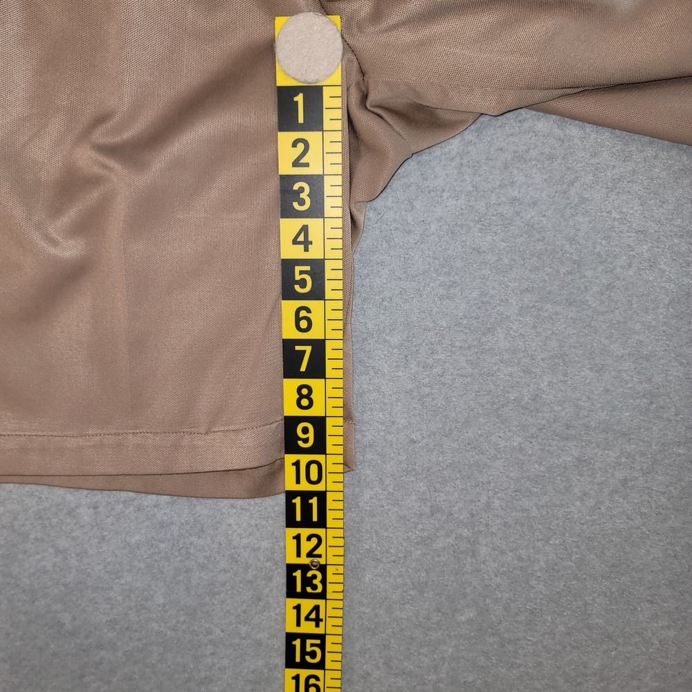 Callaway Mens Tan Khaki Pleated Golf Shorts Size 38 Performance Pique Knit - Picture 6 of 10